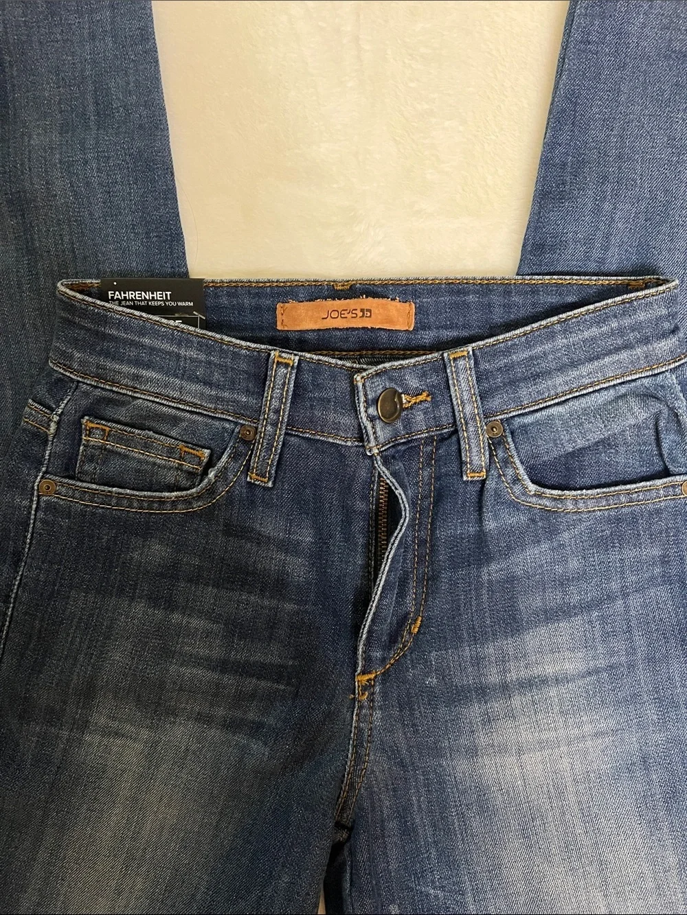 Joe’s Jeans Fahrenheit High Rise Skinny Jeans Dark Blue Wash Size 24 NEW